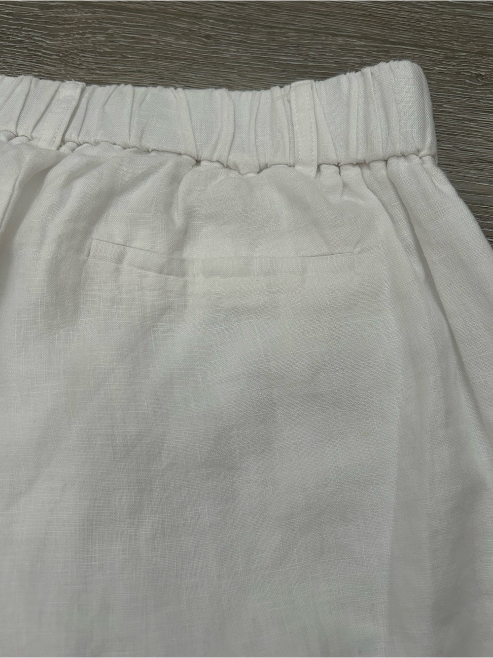 Quince White Linen Trousers for Women Size 4 - Picture 3 of 9